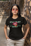 STAY BUSY MONEY LIPS (BLACK)