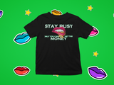 STAY BUSY MONEY LIPS (BLACK)