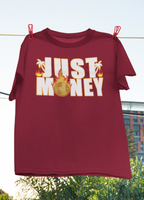 JUST MONEY SUMMER MONEY T-SHIRT (MAROON)