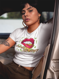 LETS TALK MONEY LIPS (WHITE)