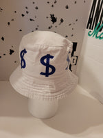 JUST MONEY DRIPPING MONEY BUCKET HAT (BLUE)