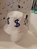 JUST MONEY DRIPPING MONEY BUCKET HAT (BLUE)