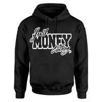 JUST MONEY HOODIE (BLACK/WHITE)