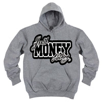 JUST MONEY HOODIE (GREY/BLACK)