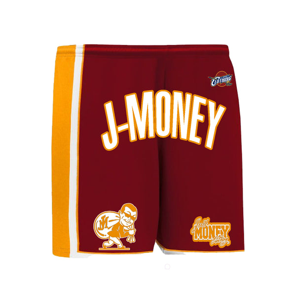 THANK YOU, CLEVELAND BASKETBALL MONEY SHORTS (MAROON)